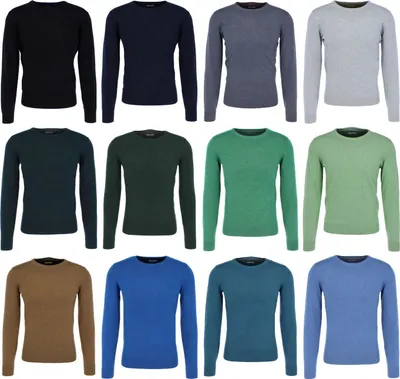 Produktbild von Tom Tailor Basic Crew Neck Herren Pullover, Größe:L, Farbe:Black 29999