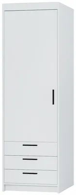 Produktbild von Kleiderschrank ELENI 1D3S weiß