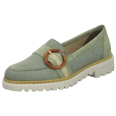 Produktbild von Rieker Damen Halbschuh 5696-36, 5696-38, 5696-39, 5696-40, 5696-42, 5696-37, 5696-41 RIE-54864 mint/pistazie/cliff 39