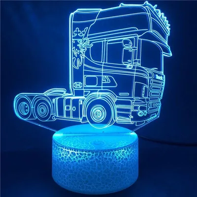 Produktbild von LED-Kristall-Tischlampe mit Batteriebetrieb, stimmungsvollem Licht – 16 Farben