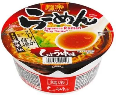 Produktbild von Hikari Menraku Japanische Soy Sauce Ramen Cup 76.9g