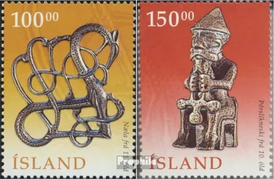 Produktbild von Briefmarken Island 2005 Mi 1085-1086 (kompl.Ausg.) postfrisch Nationalmuseum