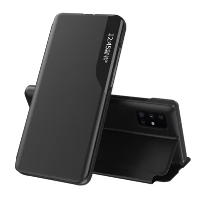 Immagine prodotto di Custodia protettiva per Samsung Galaxy S21 Ultra, custodia a libro, nera