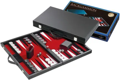 Produktbild von Philos Backgammon rot groß 46,5x28cm