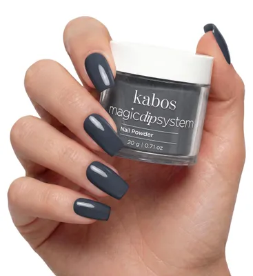 Produktbild von Kabos Magic Dip System Dipping Powder Acrylpulver Nägel 041 Denim Blue 20g