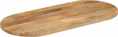 Produktbild von vidaXL Tischplatte 120x60x2,5 cm Oval Massivholz Mango
