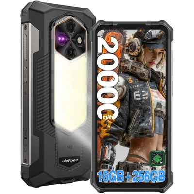 Image de Ulefone Rugking 5 Pro Smartphone Portable Incassable Android 16, 16Go+256Go Téléphone Débloqué, 20000mAh, 6.78" FDH+, 64MP Caméra de Vision Nocturne