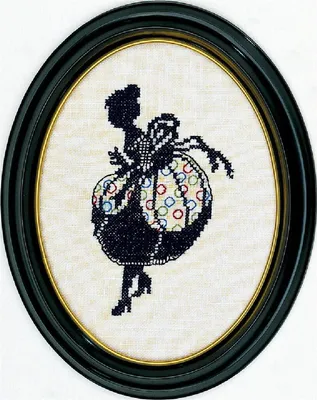 Produktbild von Eva Rosenstand Kreuzstich Set "Silhouet", Zählmuster, 15x20cm