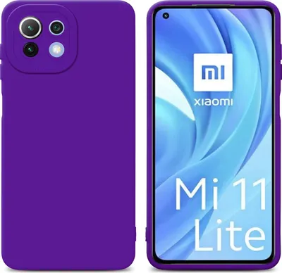 Produktbild von Cadorabo Hülle für Xiaomi Mi 11 LITE (4G / 5G) / 11 LITE NE Schutz Hülle in Lila TPU Silikon Etui Case Handyhülle