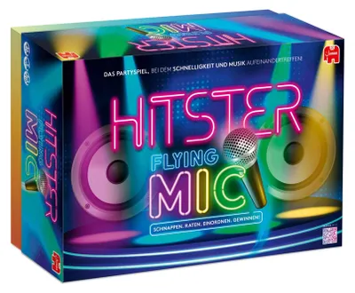 Immagine prodotto di Jumbo Hitster Flying mic Germany, Partyspiel, Musikspiel, ab 16 Jahren, 1110100858