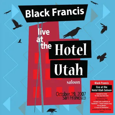 Image de Black Francis - Live At The Hotel Utah Saloon Vinyle rouge