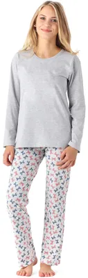 Produktbild von Merry Style Mädchen Jugend Schlafanzug MS10-229 (Melange Bogen, 176)