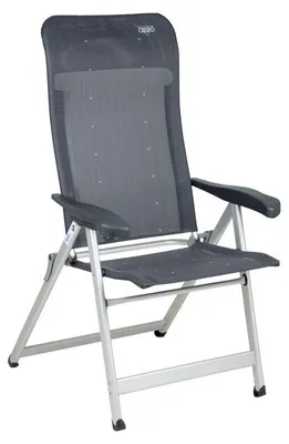 Produktbild von Crespo AL-237, 140 kg, Campingstuhl, 4 Bein(e), 4,3 kg, Textil, Grau