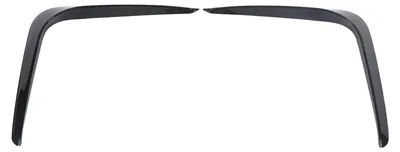 Image de 1 paire de déflecteurs pour les prises d'air avant, aérodynamisme amélioré, déflecteurs décoratifs pour la Série 4 G26 M Sport 2020 et modèles ultérieurs, noir brillant