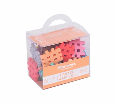Obrázok produktu pre Marioinex Mini Waffle Pastel 35 elementów - klocki konstrukcyjne