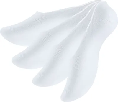 Produktbild von Vincent Creation® Füßlinge 4 Paar "Invisibles Socks" 39-42 weiss
