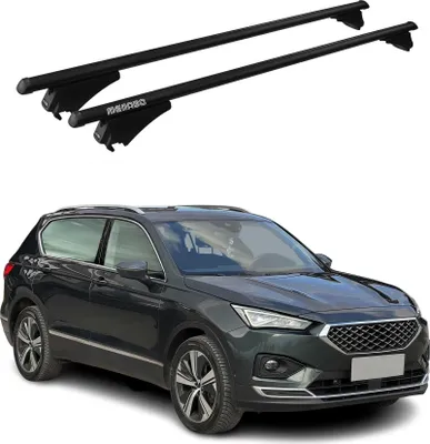 Obrázok produktu pre Tiger priečne strešné nosiče pre Seat Tarraco 2018–2025, čierne