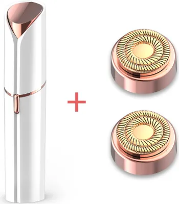 Produktbild von Gesichtshaarentferner Damen – Elektrischer USB Trimmer mit LED, schmerzfrei, präziser Rasierer für Gesicht & Körper