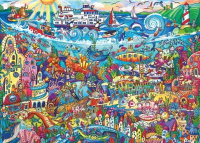 Produktbild von HEYE Puzzle Magisches Meer 1000 Teile