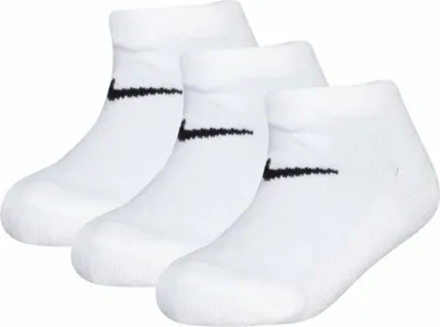 Produktbild von Nike Kids Basic Unsichtbare Socken 3 Paare Weiß EU 27-35 Weiß EU 27-35