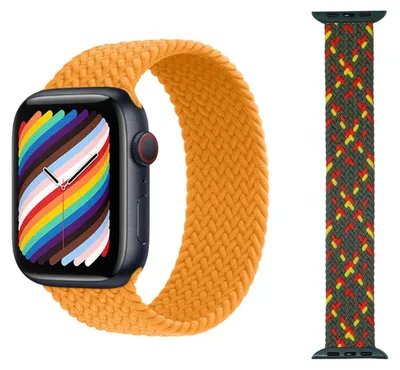 Produktbild von Für Apple Watch Series 10 42mm / 9 8 7 41 / 6 SE 5 4 40 / 3 2 1 38mm Uhr Nylon Armband Ersatz