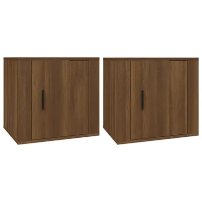 Obrázek produktu pro vidaXL Noční stolky 2 ks. Hnědý dubový vzhled 50x39x47 cm