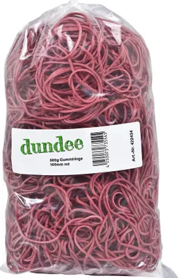 Produktbild von dundee Gummiringe rot, Ø 10,0 cm, 500,0 g