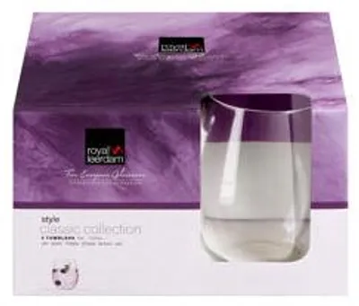 Obrázok produktu pre Sada pohárov Royal Leerdam v štýlovom dizajne, 4 ks, 39 cl