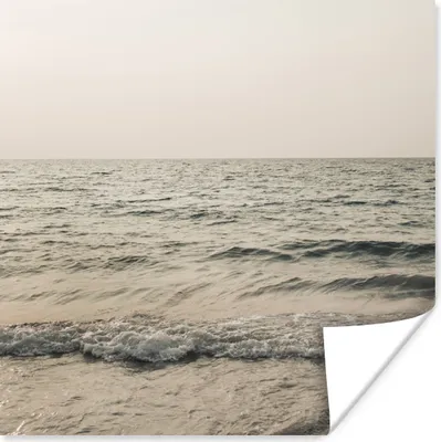 Produktbild von MuchoWow® Poster Sommer - Meer - Grün 75x75 cm - Wand Dekoration