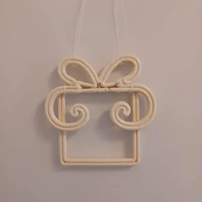 Obrázek produktu pro DECOLED Vánoční dárek, 30 cm, bílá
