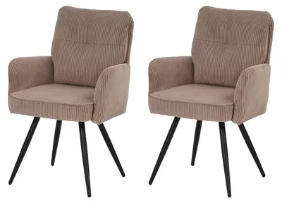 Produktbild von Polsterstuhl Kyra Cordstoff Beige