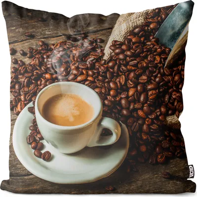 Produktbild von VOID Kaffee Bohnen Cafe Kissenbezug Kissenhülle Sofakissen Kissen Deko Outdoor-Kissen Dekokissen
