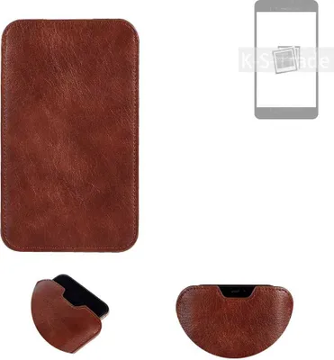 Produktbild von K-S-Trade Schutzhülle Handyhülle kompatibel mit Samsung Galaxy S23+ Handytasche Kunstleder Sleeve in braun