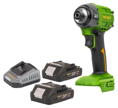 Immagine prodotto di Avvitatore a impatto a batteria Procraft PS22bb 20 V 230 Nm 1/2" Brushless + 2 batterie 2,0 Ah + caricabatterie