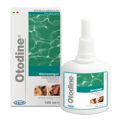 Produktbild von ICF Otodine 100 ml | Ohrreiniger für Hunde & Katzen mit TRIS-EDTA & Chlorhexidin