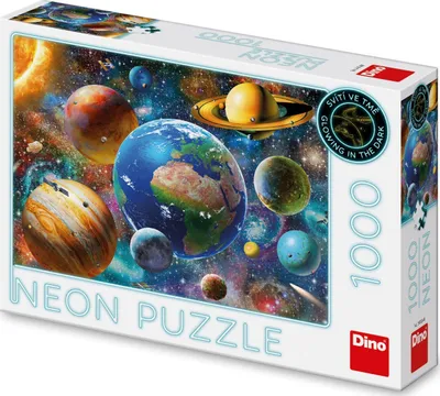 Obrázok produktu pre PLANETY 1000 neónových puzzle
