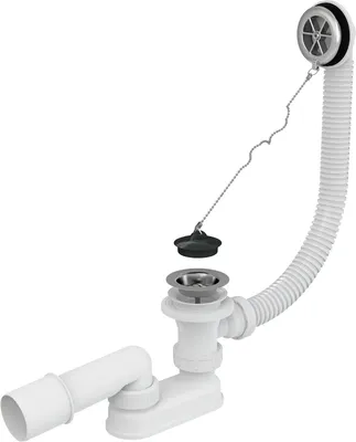 Produktbild von Badewannensiphon Alcadrain A501 chrom ø 52 mm