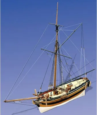Imagen del producto de CALDERCRAFT H.M. Chatham 1660, kit a escala 1:64