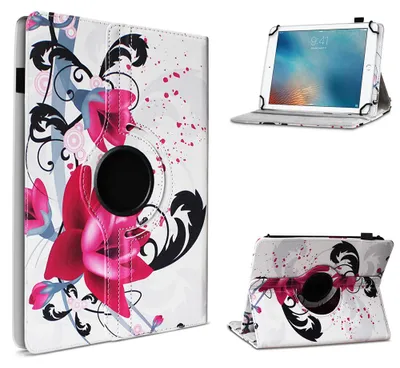 Produktbild von Tablet Hülle für Doogee U9 U10 U11 /Pro Tasche Schutzhülle Case 360 Grad DrehbarFarbe 360 Uni:Motiv 8