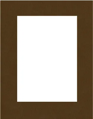 Produktbild von HNFD schräger Passepartout, 10x15 cm, für ein Bild von 7x10 cm, Farbe: Caffé