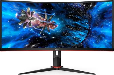 Image de Écran incurvé AOC G2 CU34G2X/BK 34" VA Quad HD 144Hz Noir