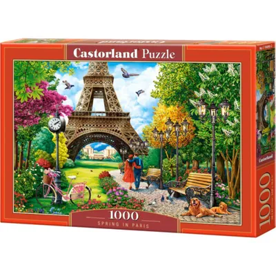Produktbild von CASTORLAND 1000 EL.Frühling in Paris Puzzle