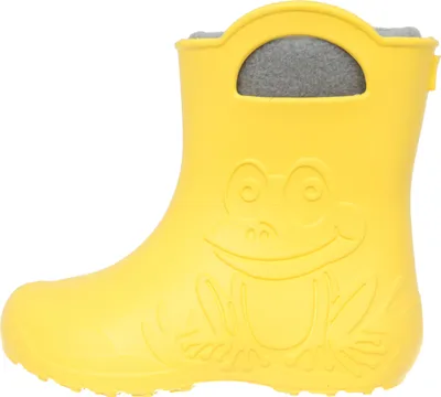 Obrázok produktu pre čižmy gumáčky snehule Camminare žabka žlté zateplené (vložka bez uší) 24/25