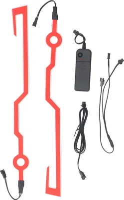 Produktbild von Motorradhelm-Leuchte aus PVC, wasserabweisend, hohe Leuchtkraft, 3 Modi, LED-Leuchtband für Helme