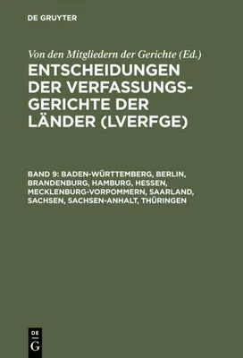 Produktbild von Baden-Württemberg, Berlin, Brandenburg, Hamburg, Hessen, Mecklenburg-Vorpommern, Saarland, Sachsen, Sachsen-Anhalt, Thüringen