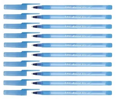 Produktbild von BIC Round Stic Classic Medium Kugelschreiber Blau 10er Pack