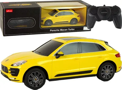 Image de R/C Porsche Macan Turbo Rastar 1:24 jaune
