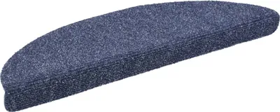 Immagine prodotto di Tappetini per scale autoadesivi 30 pz 56x17x3 cm blu semicircolari