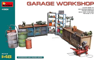 Produktbild von MINIART MA49011 Garage Workshop