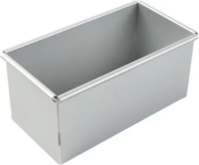 Produktbild von Famanu Brotbackform - Hochwertige Aluminiumform mit Antihaftbeschichtung - 7,8 x 7 x 7,8 cm - Grau